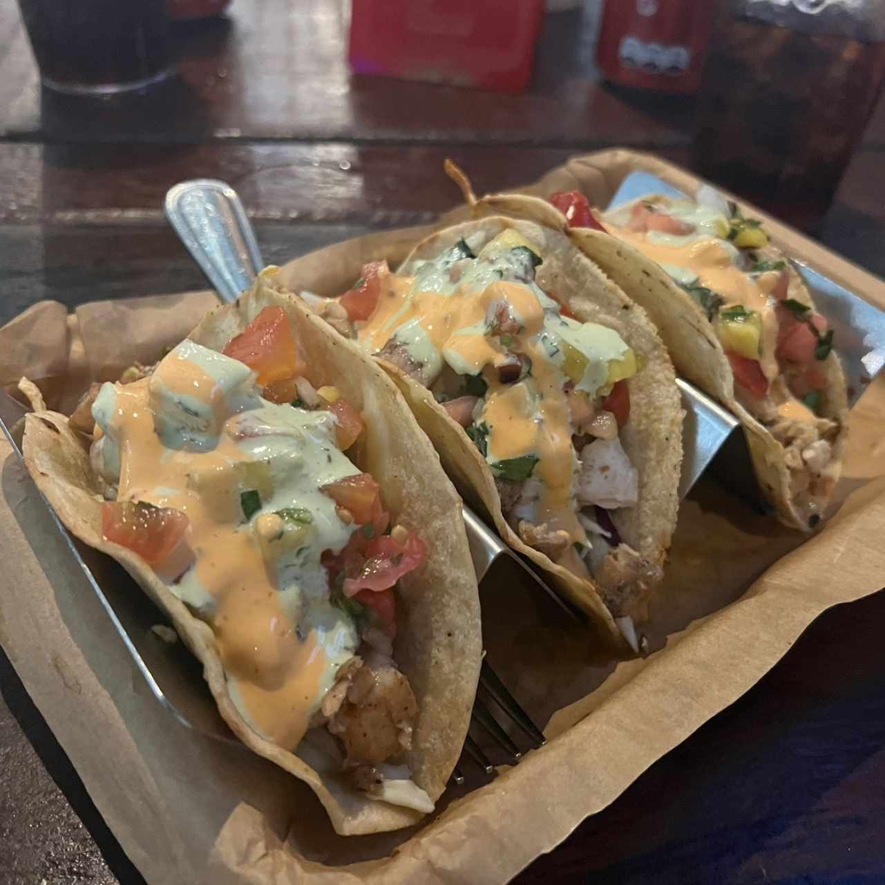 3 fish tacos