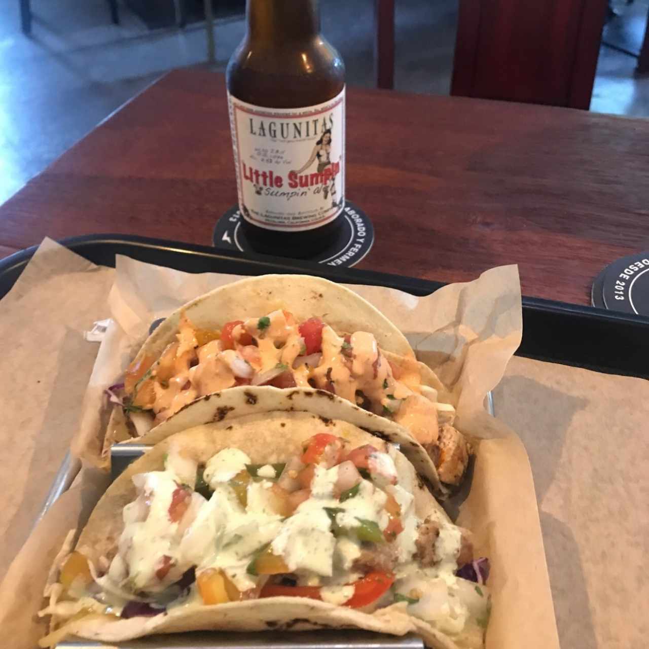 fish tacos + beer