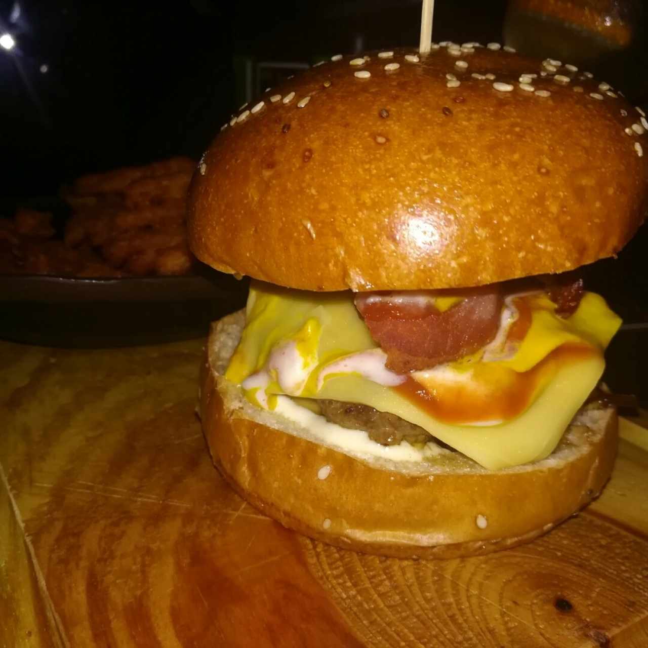 cheese burger doble carne