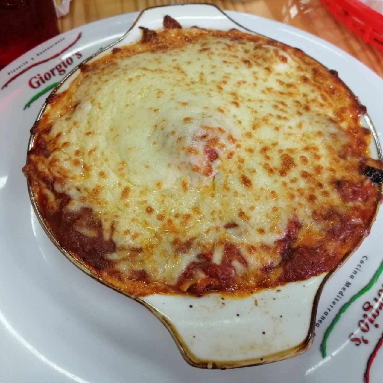 Lasagna boloñesa gratinada