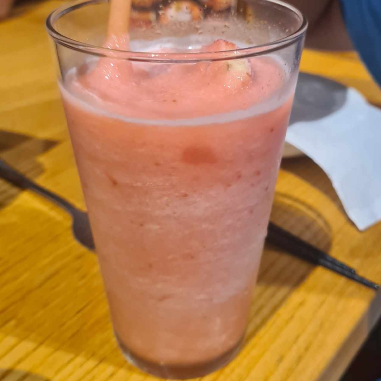 licuado de fresa