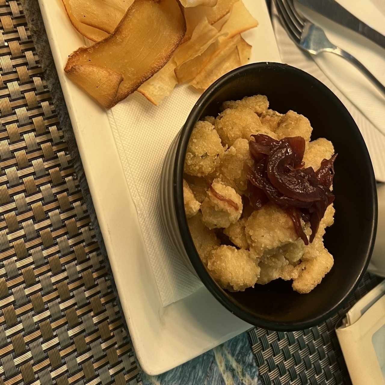 Entradas - Ceviche frito