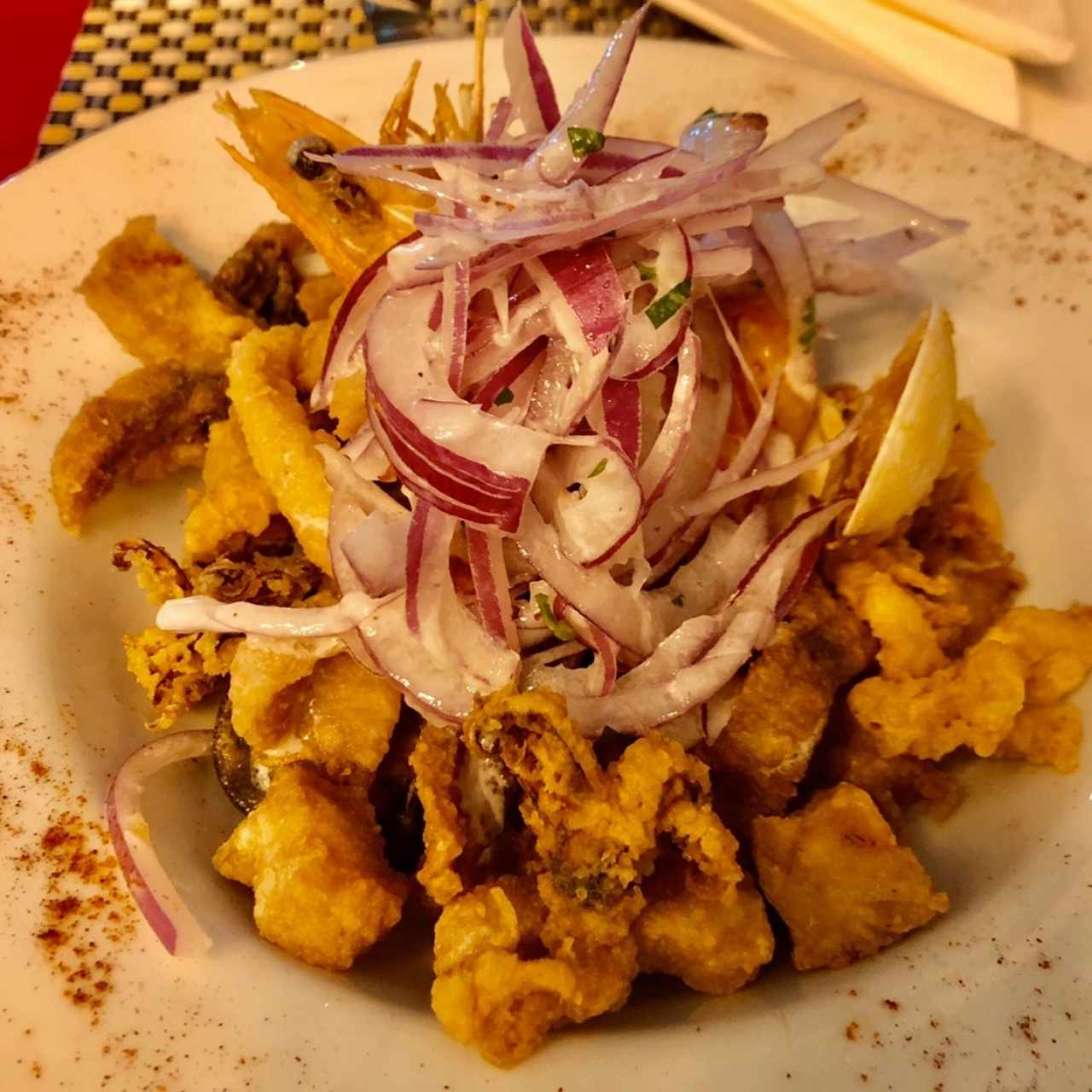 Ceviche Frito ( fritura del mar )