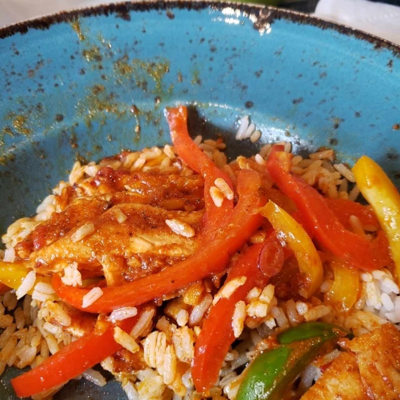 Pollo al Curry con arroz