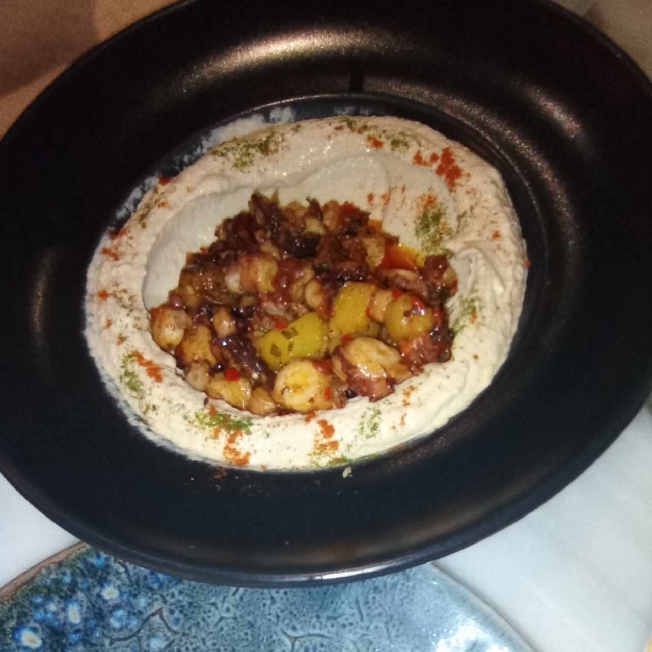 hummus de pulpo