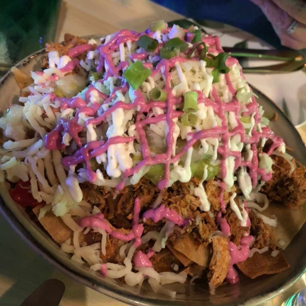 Nachos, media porción