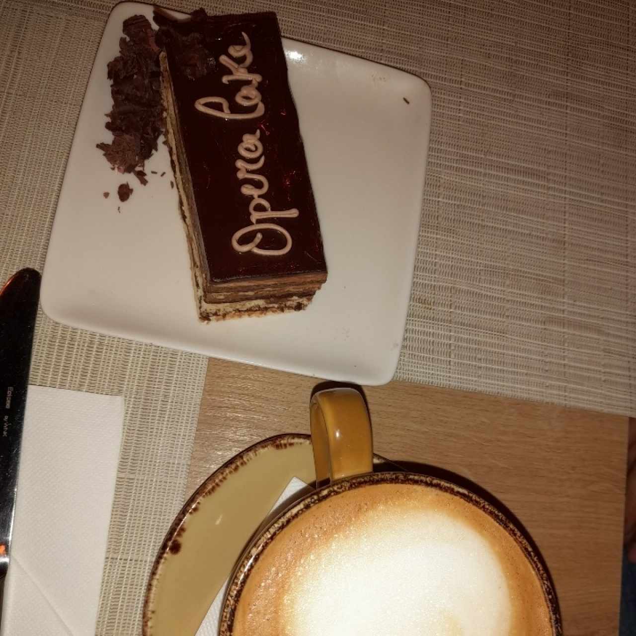 Cappuccino y ópera