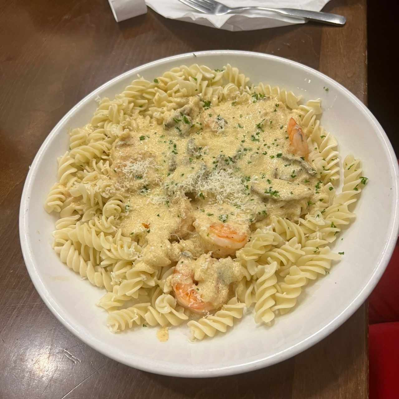 Shrimp Alfredo