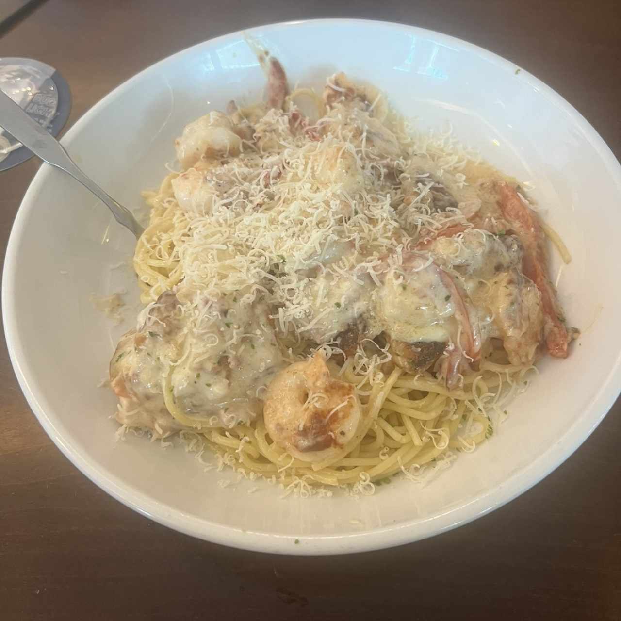 Chiken & Shrimp Carbonara