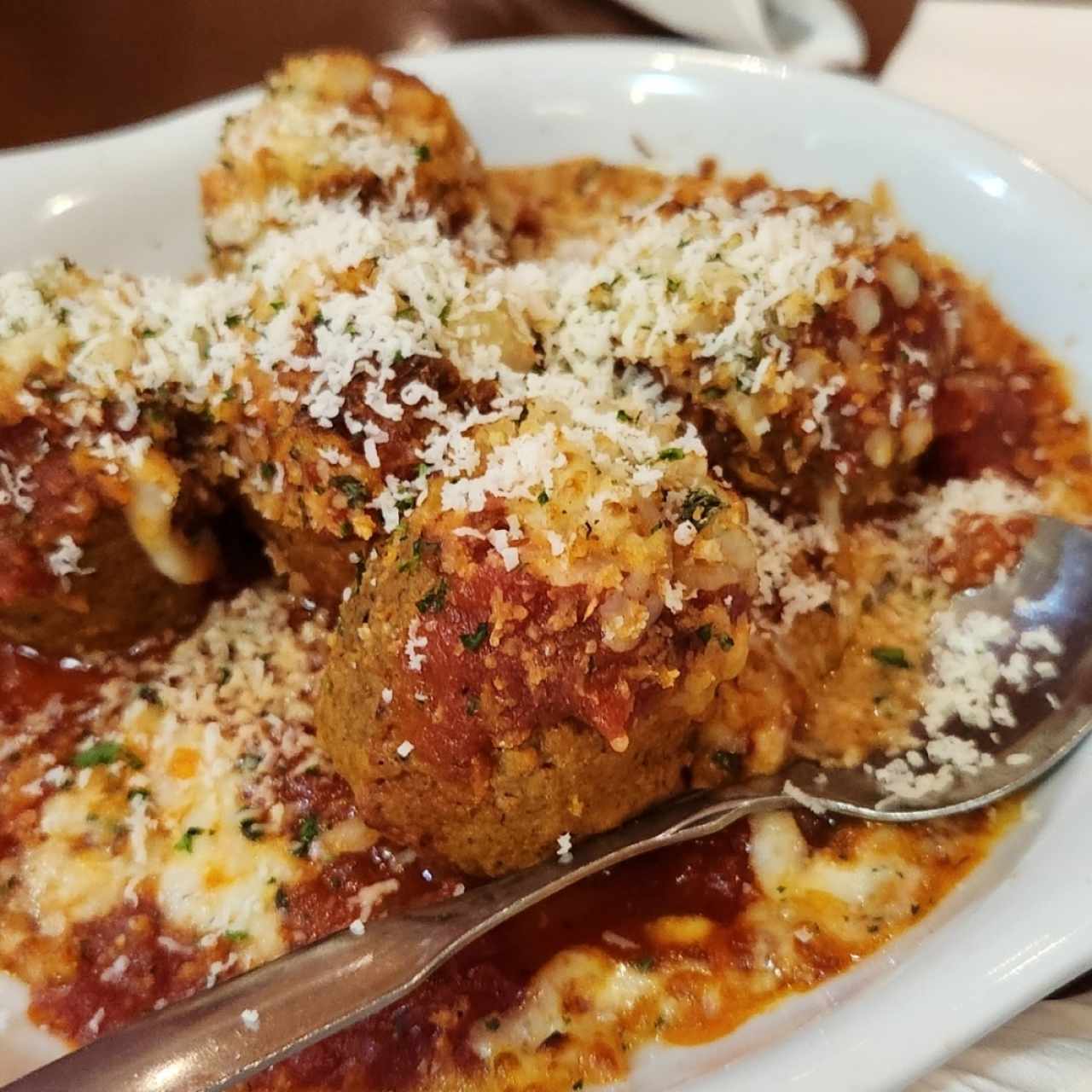 Appetizers - Meatballs Parmigiana