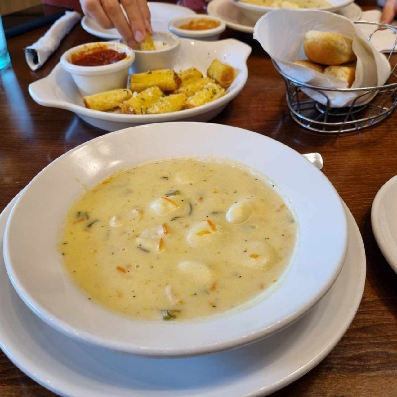 Crema de Pollo y Gnocci