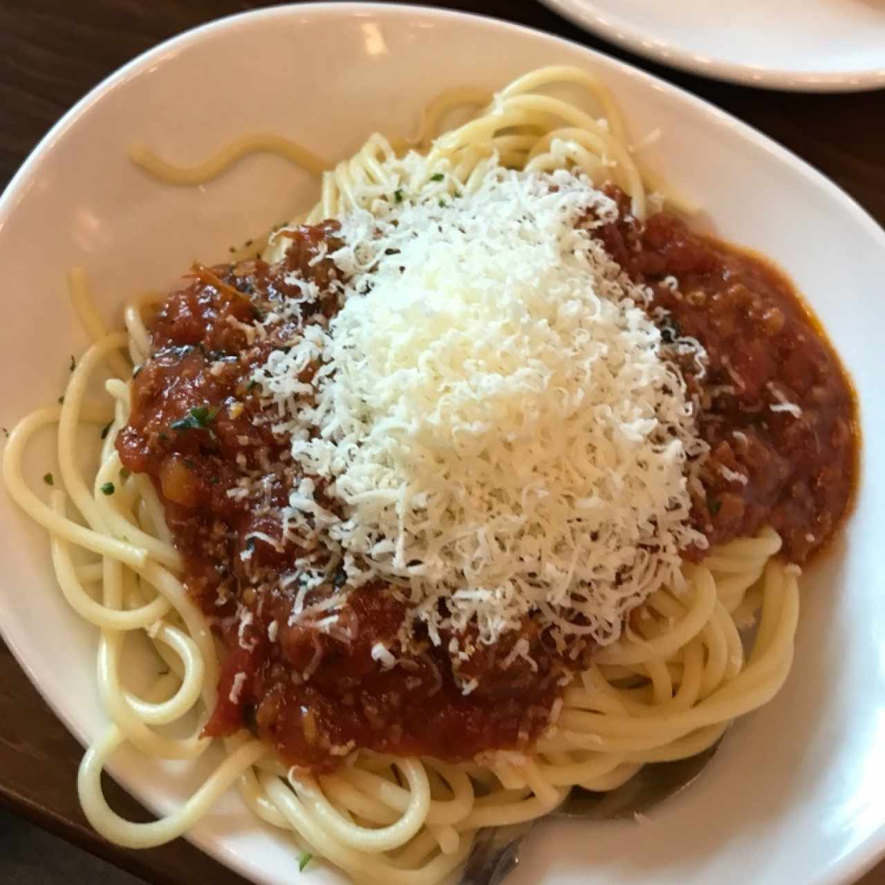 Pasta con salsa bolognesa