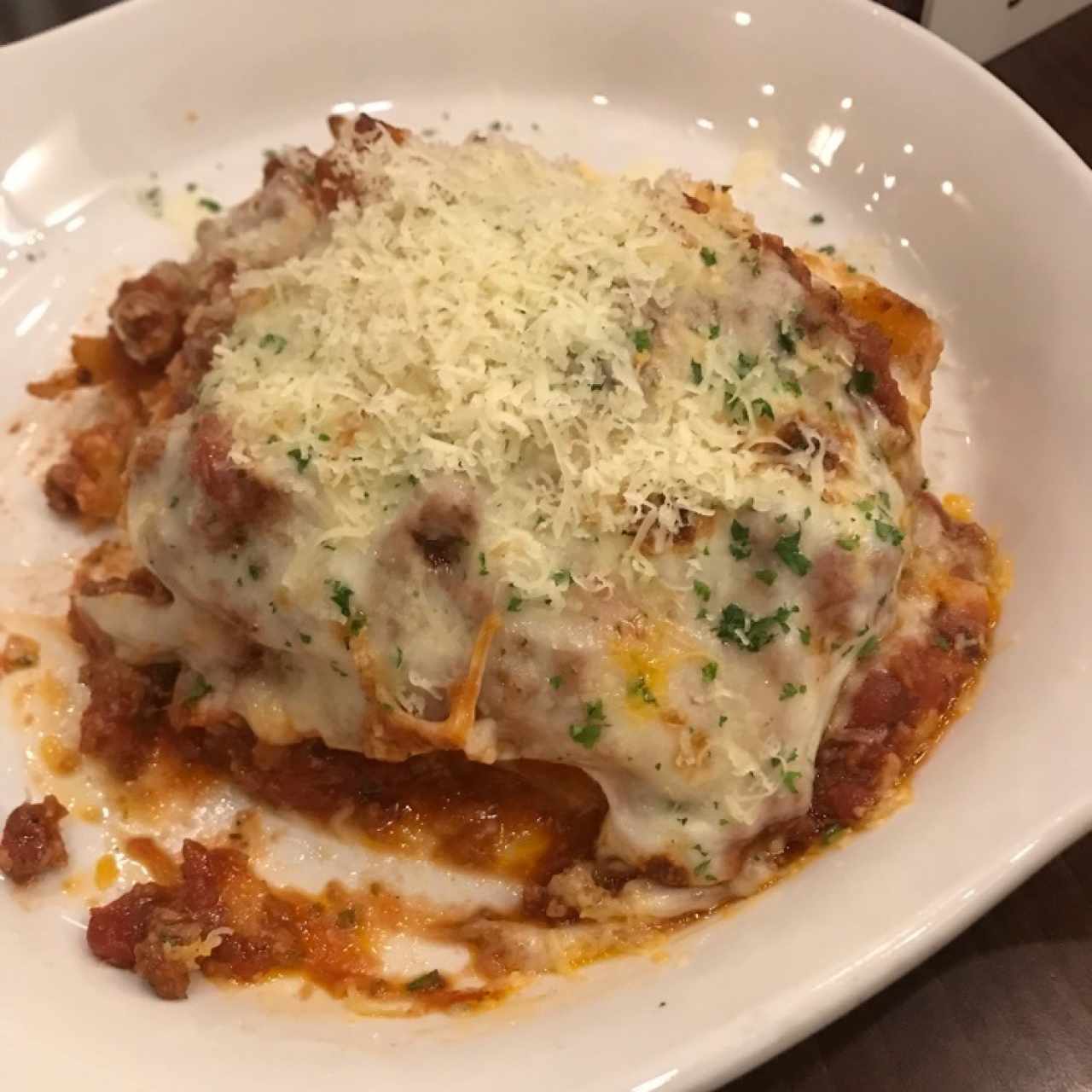 Lasagna a la boloñesa