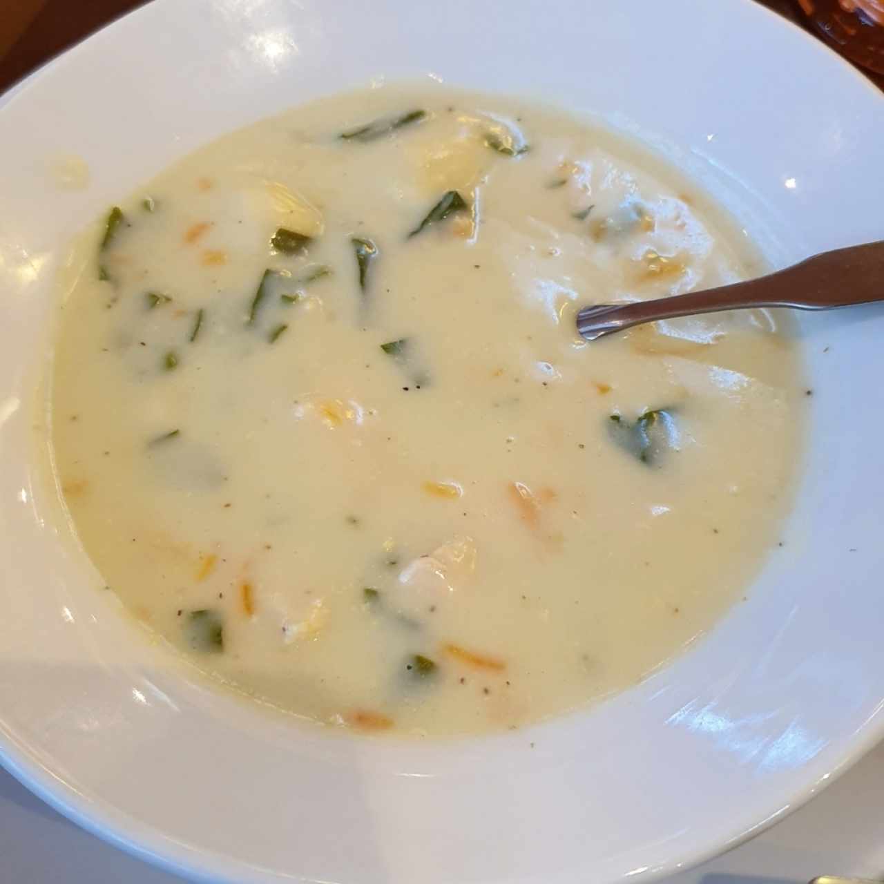 ñoquis soup 
