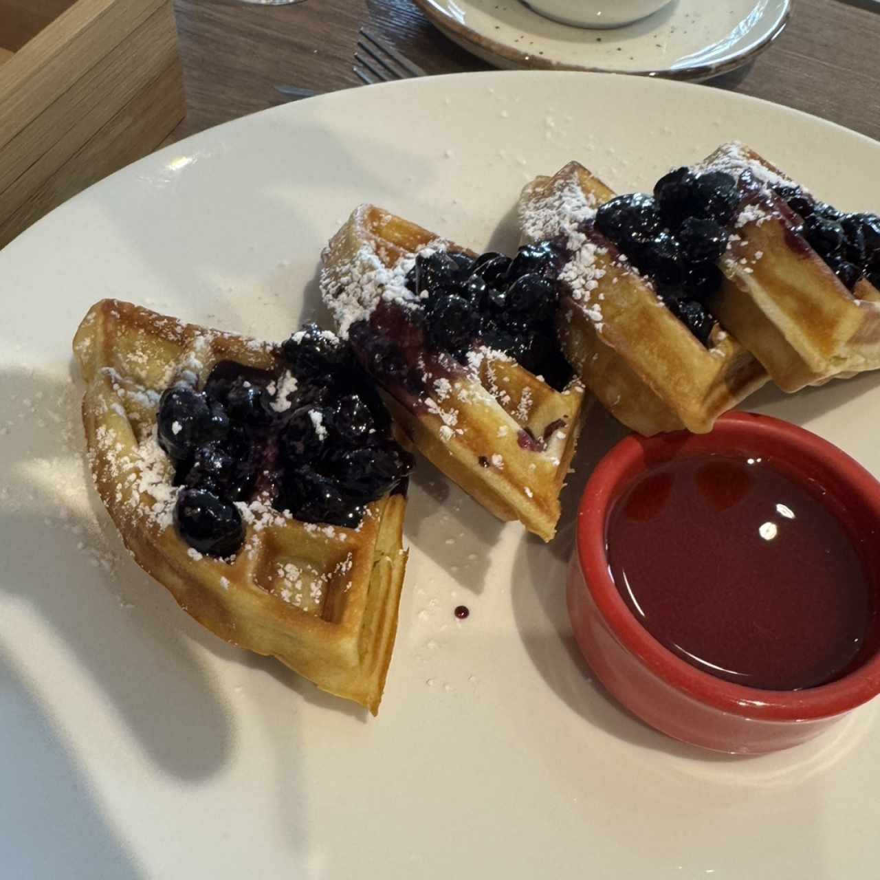 Breakfast - Blueberry Waffles