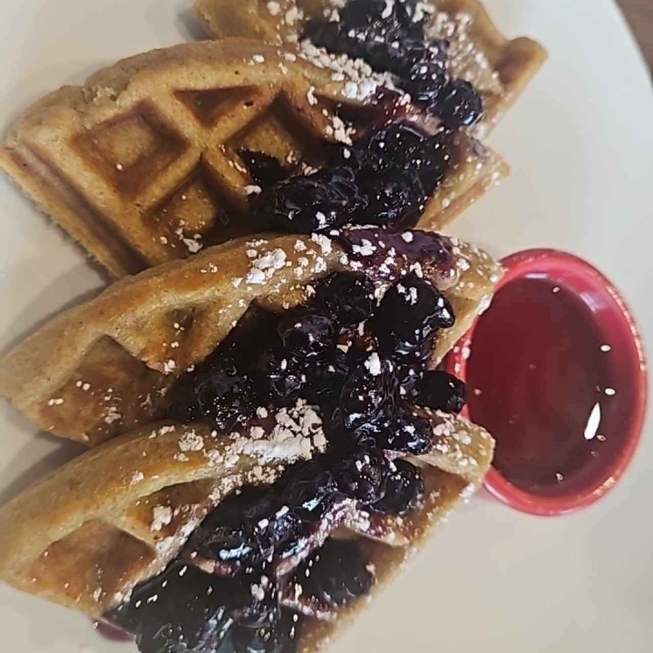 Gluten Free Blueberry Waffles