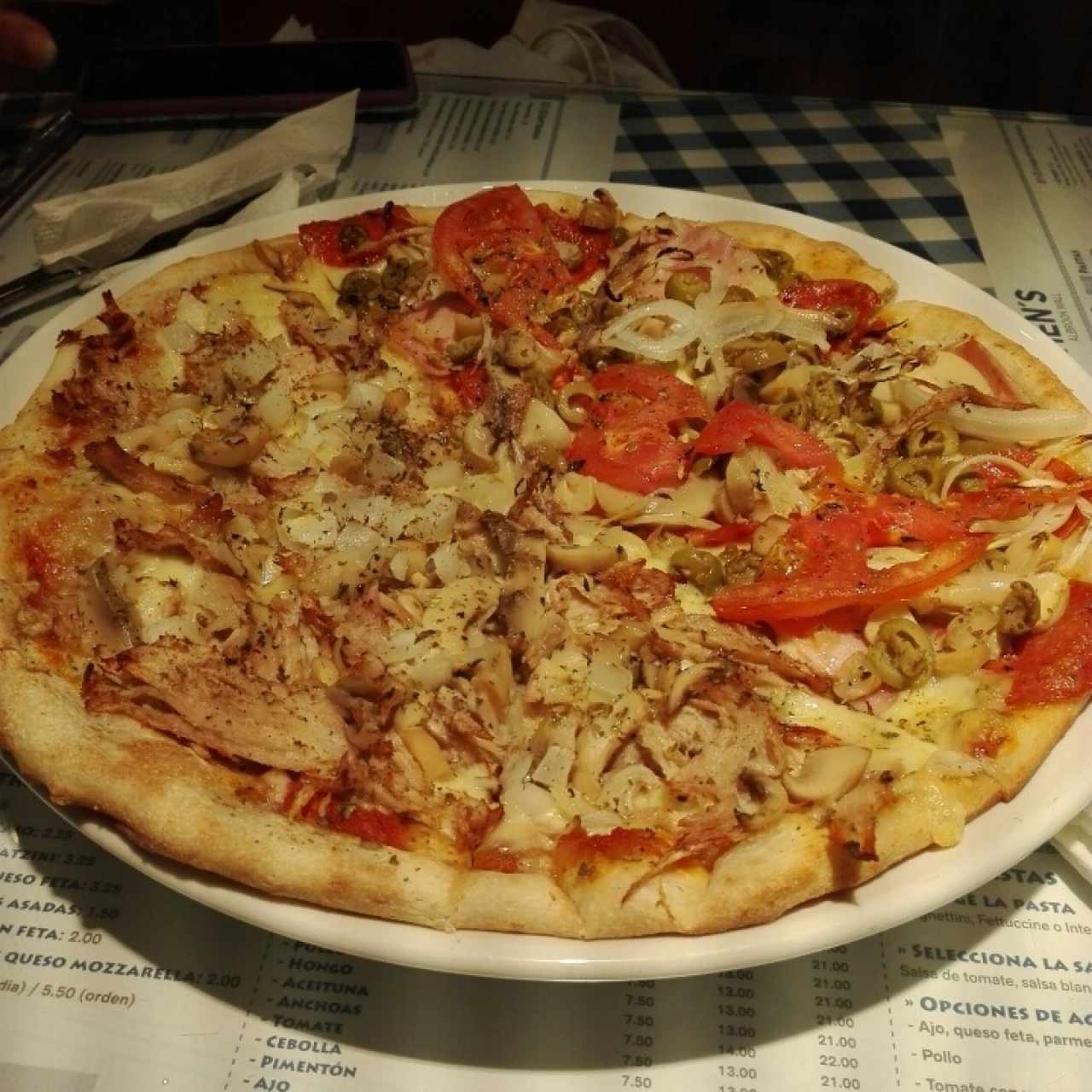 pizza athens mitad ateniense