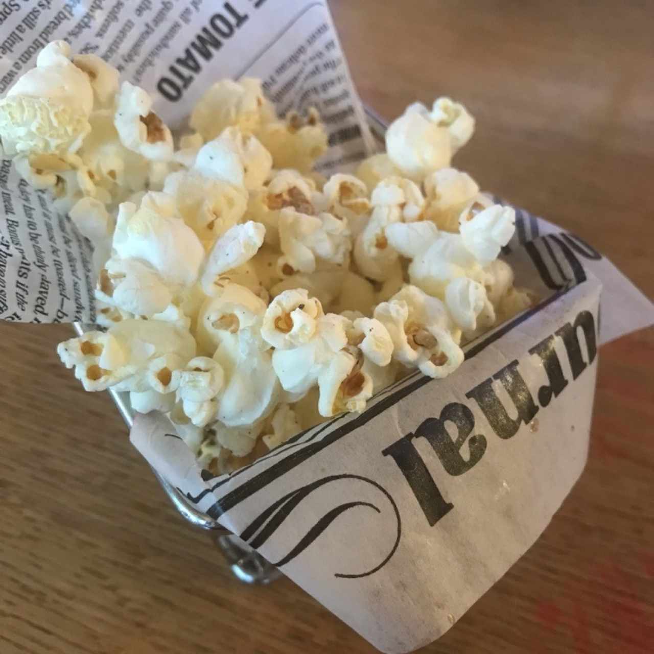 popcorn de cortesia 