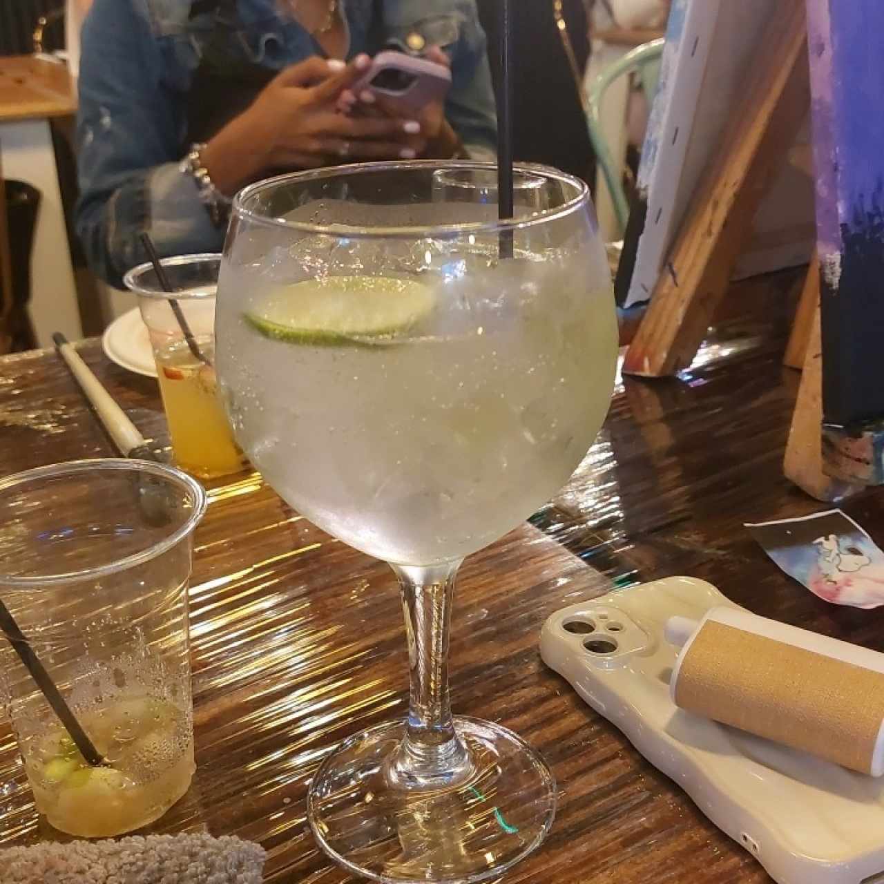 gin tonic de limón