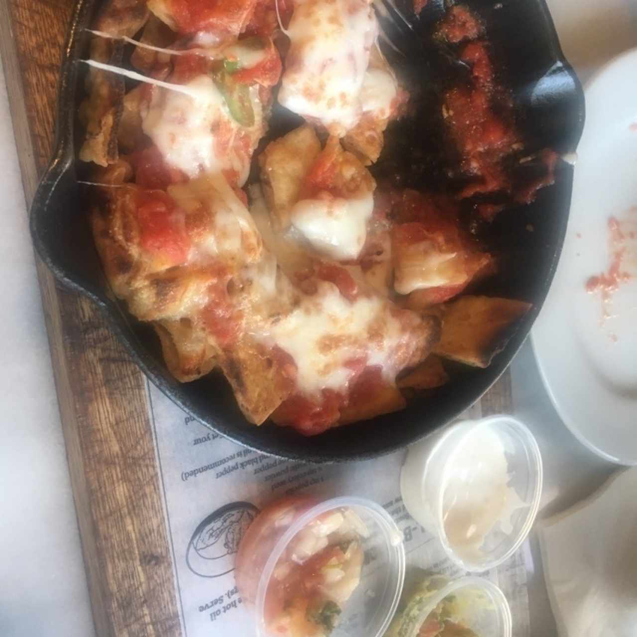 entrada nacho pizza 