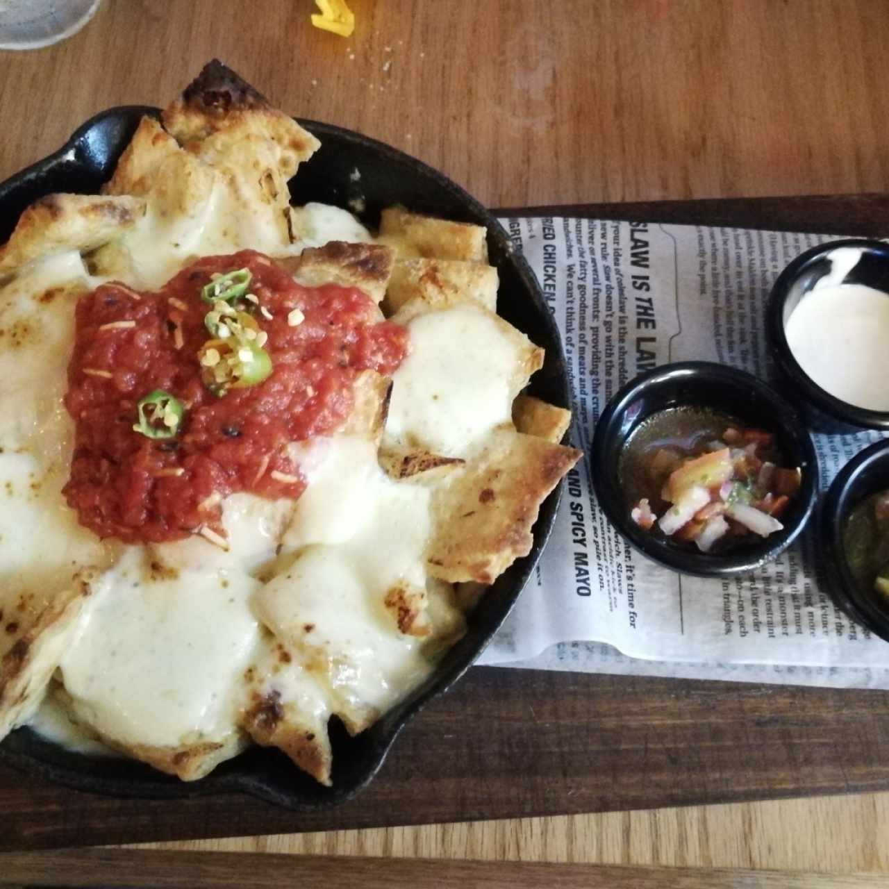 pizza nachos