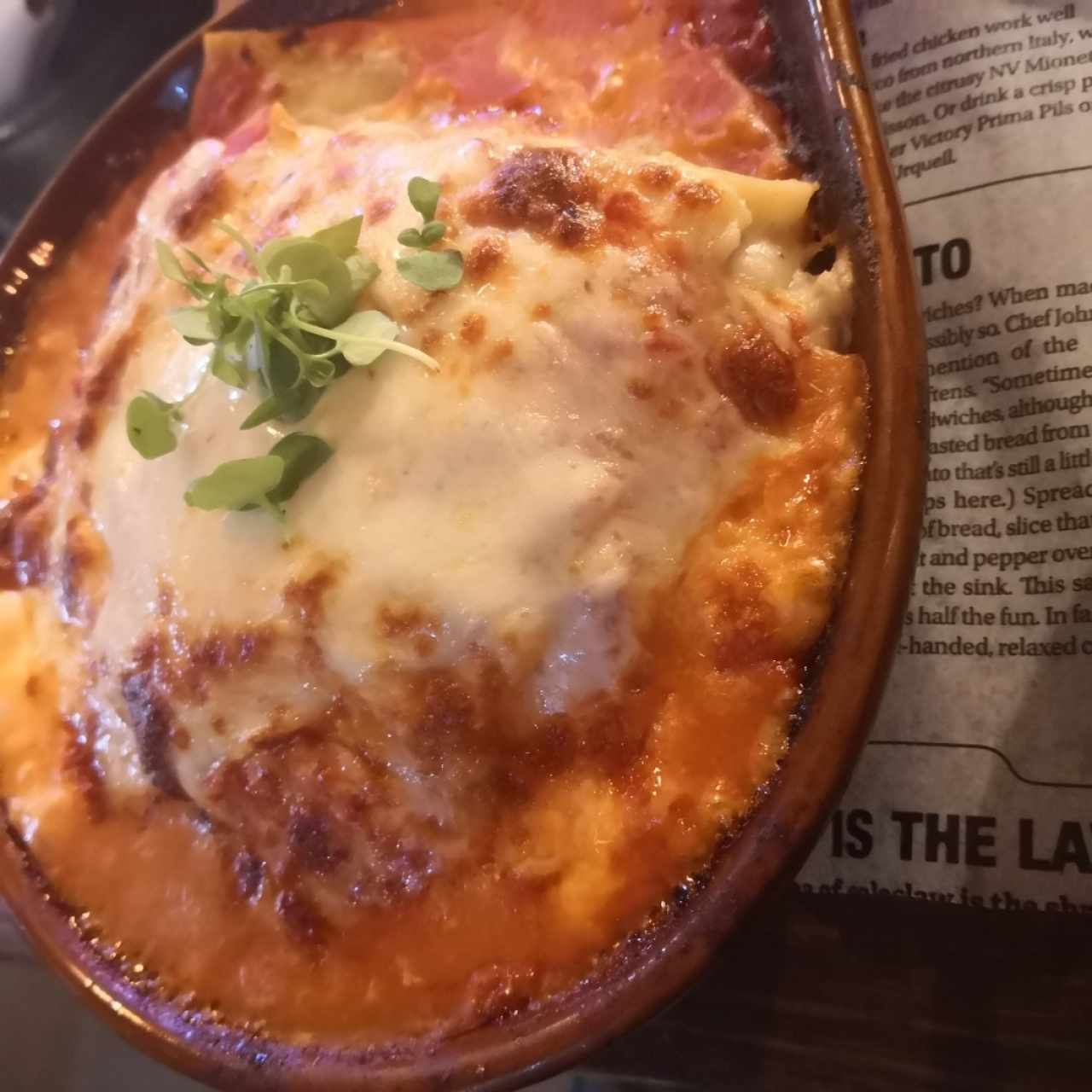 Pasta - Lasagna de Pollo