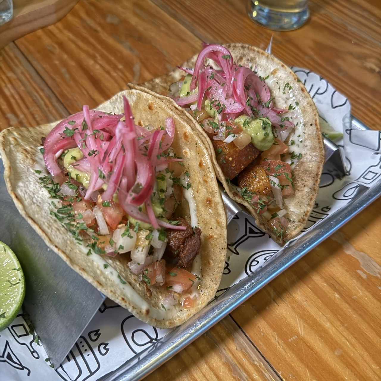 Tacos de Pork belly