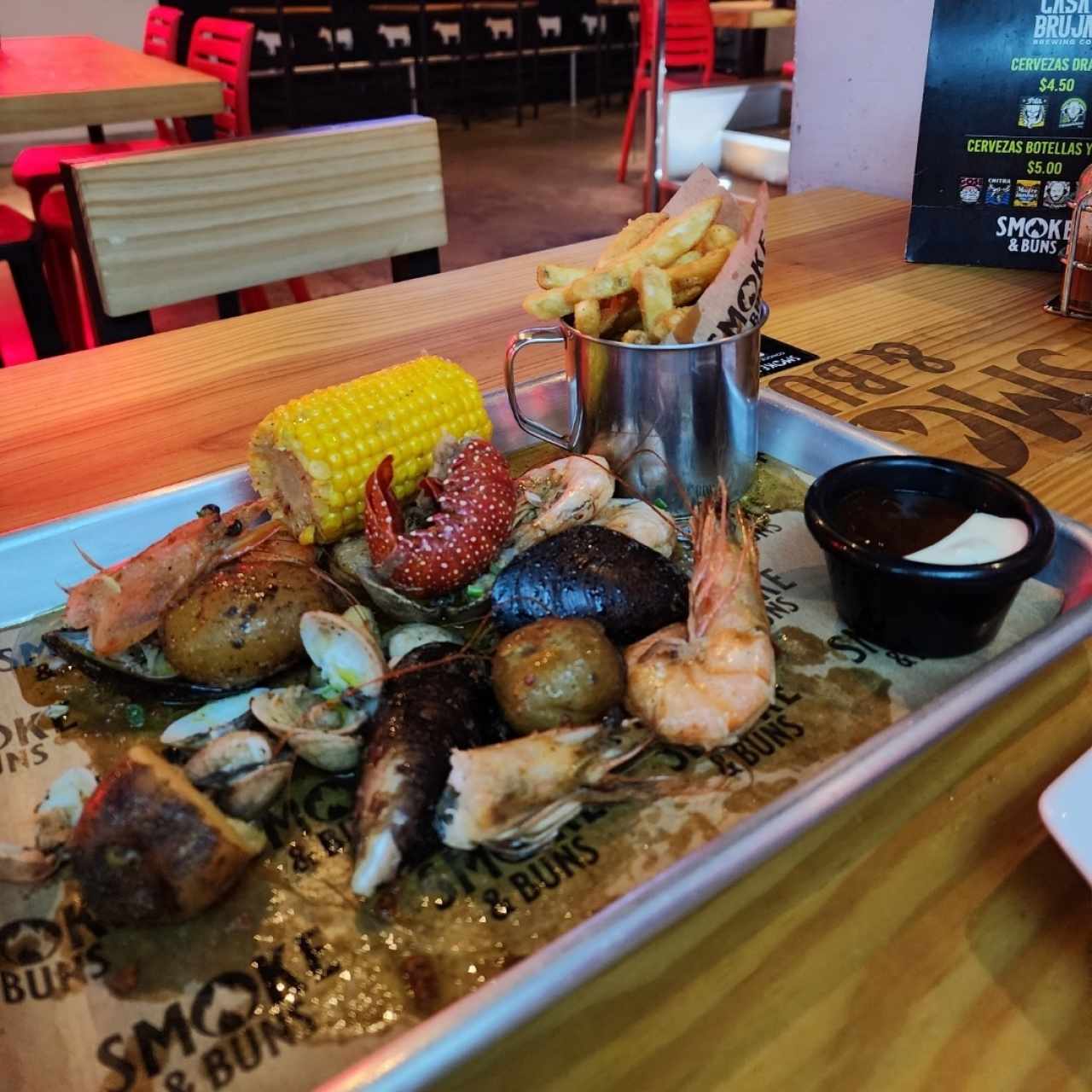 Brown Butter Seafood (Porción Individual)