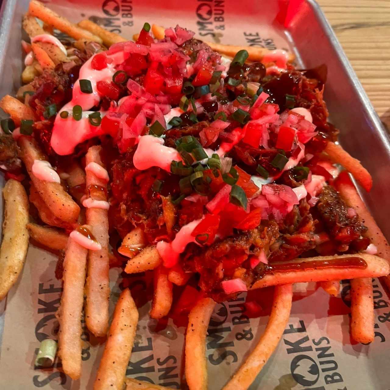 Pulled pork fries 