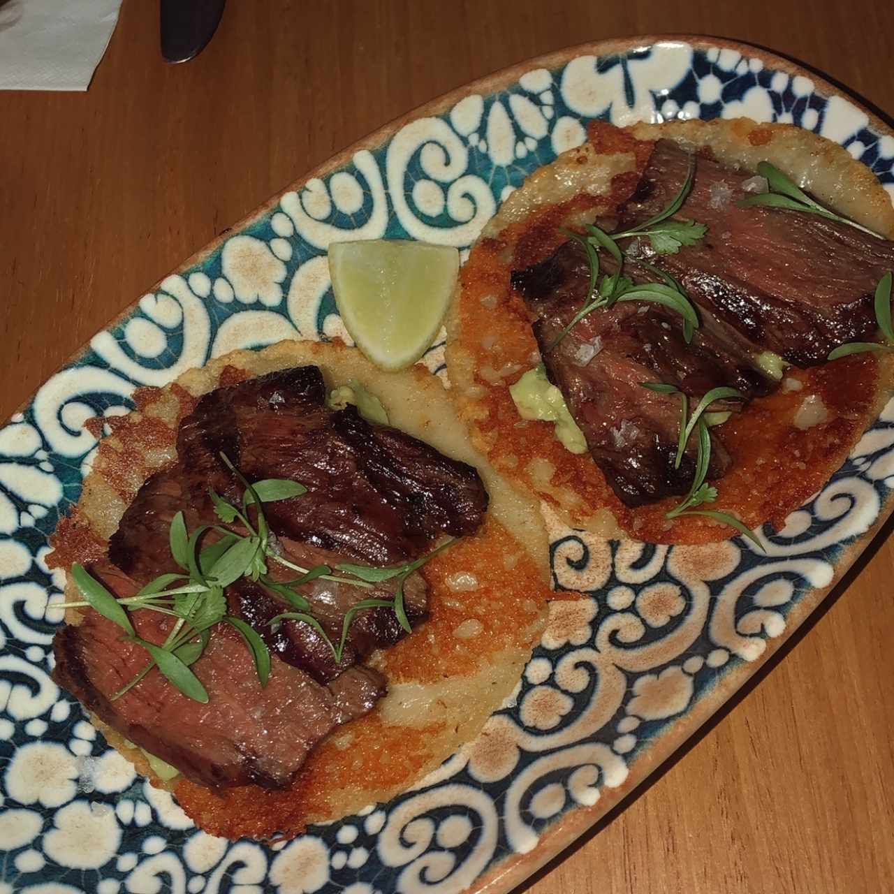 tacos de entraña