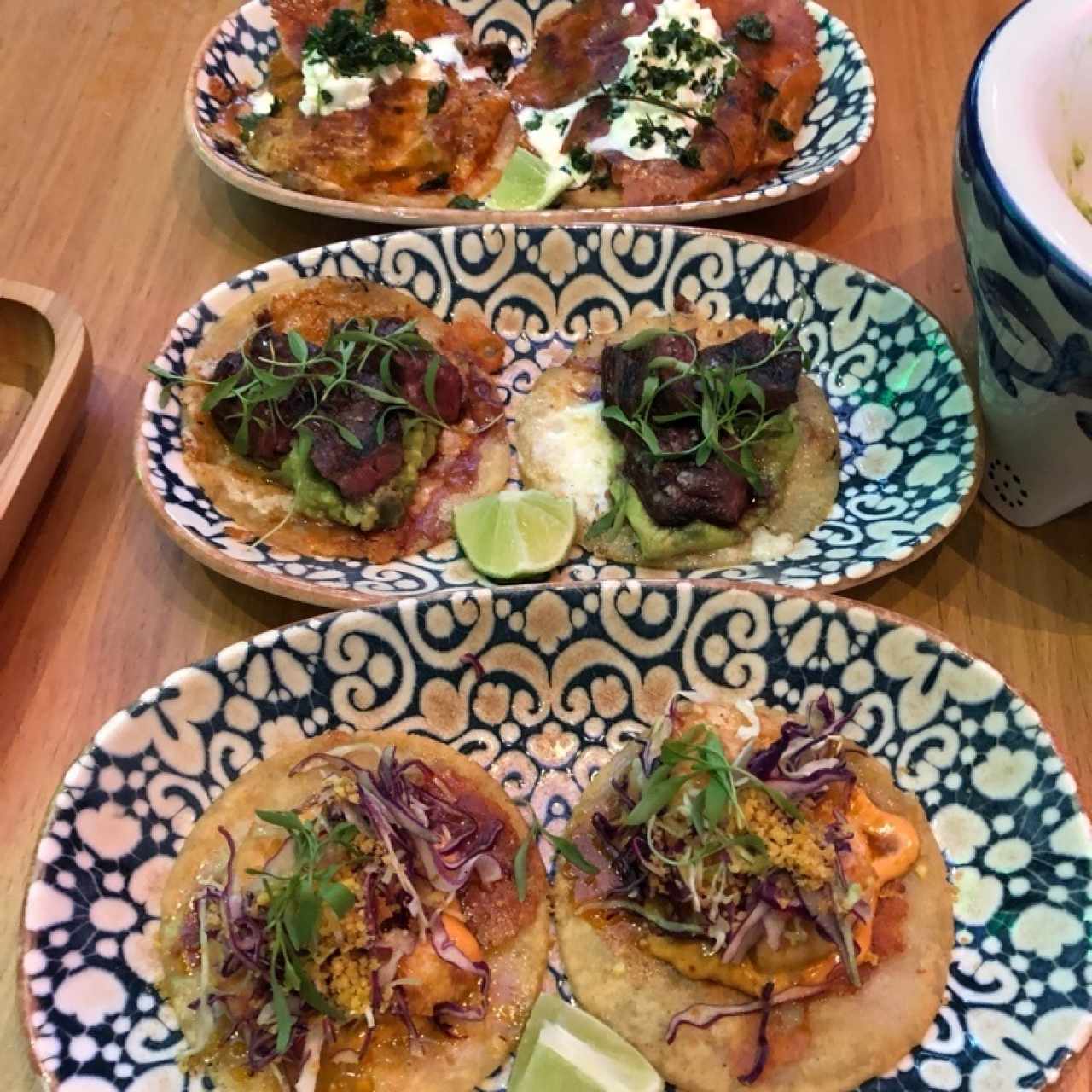 variedad de tacos