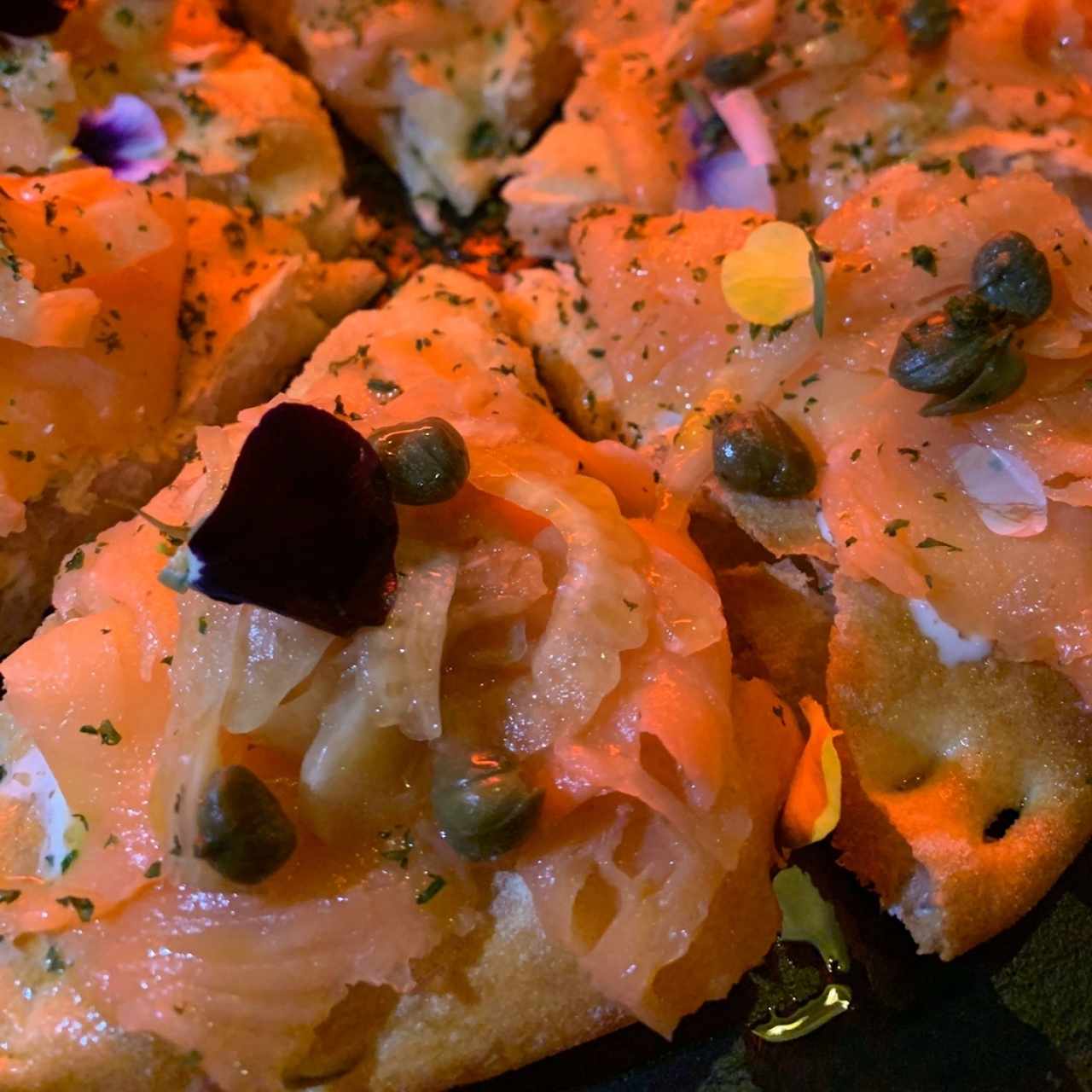 Pizzas Scrocchiarella - Salmone
