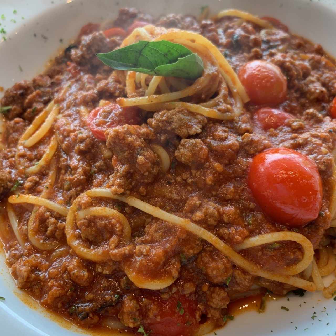 Spaghettini a la Bolognesa