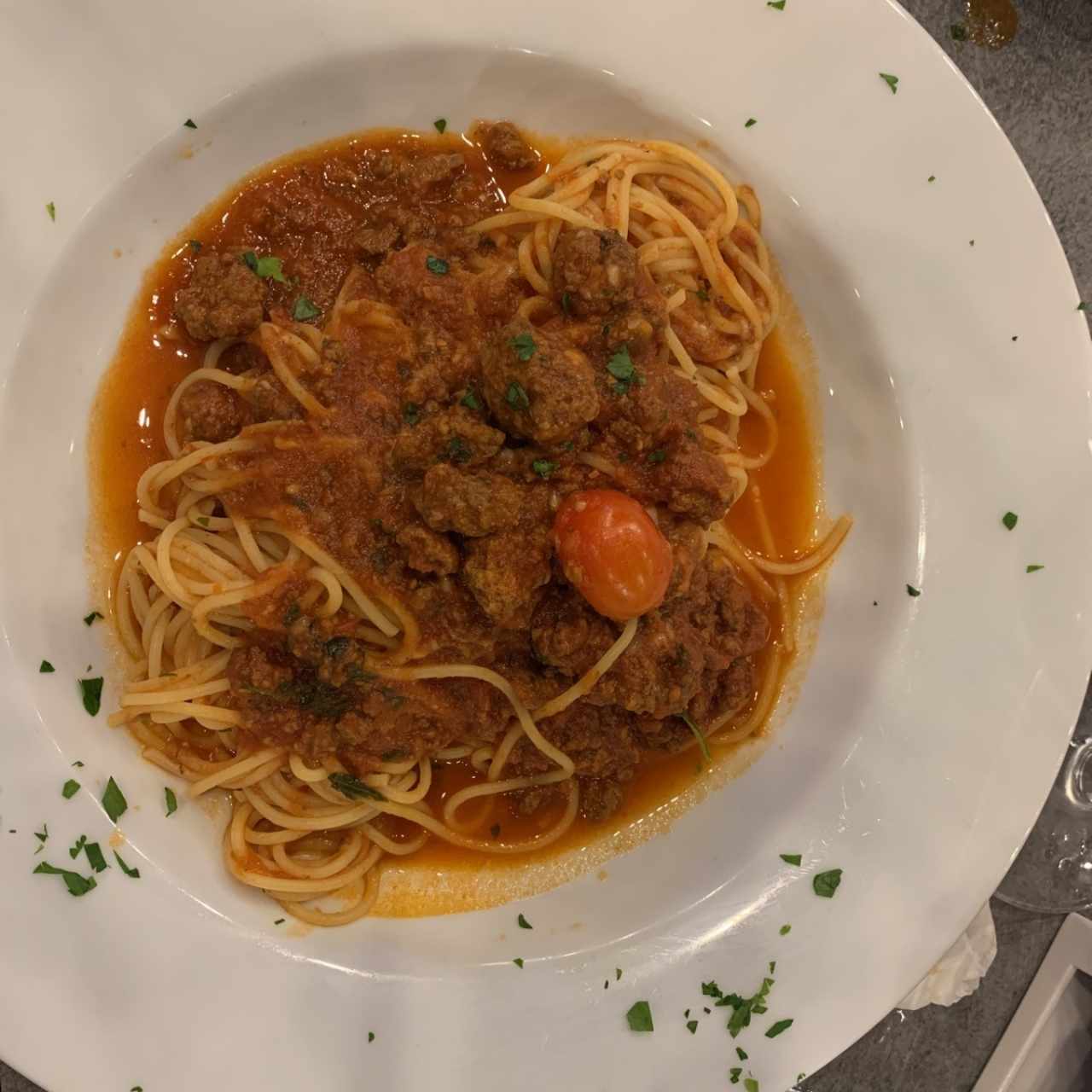 espaghetti bolognese