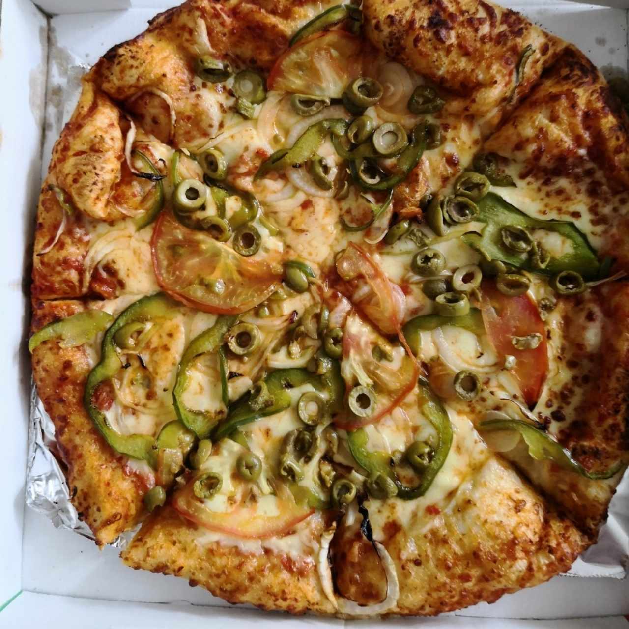 pizza de vegetales