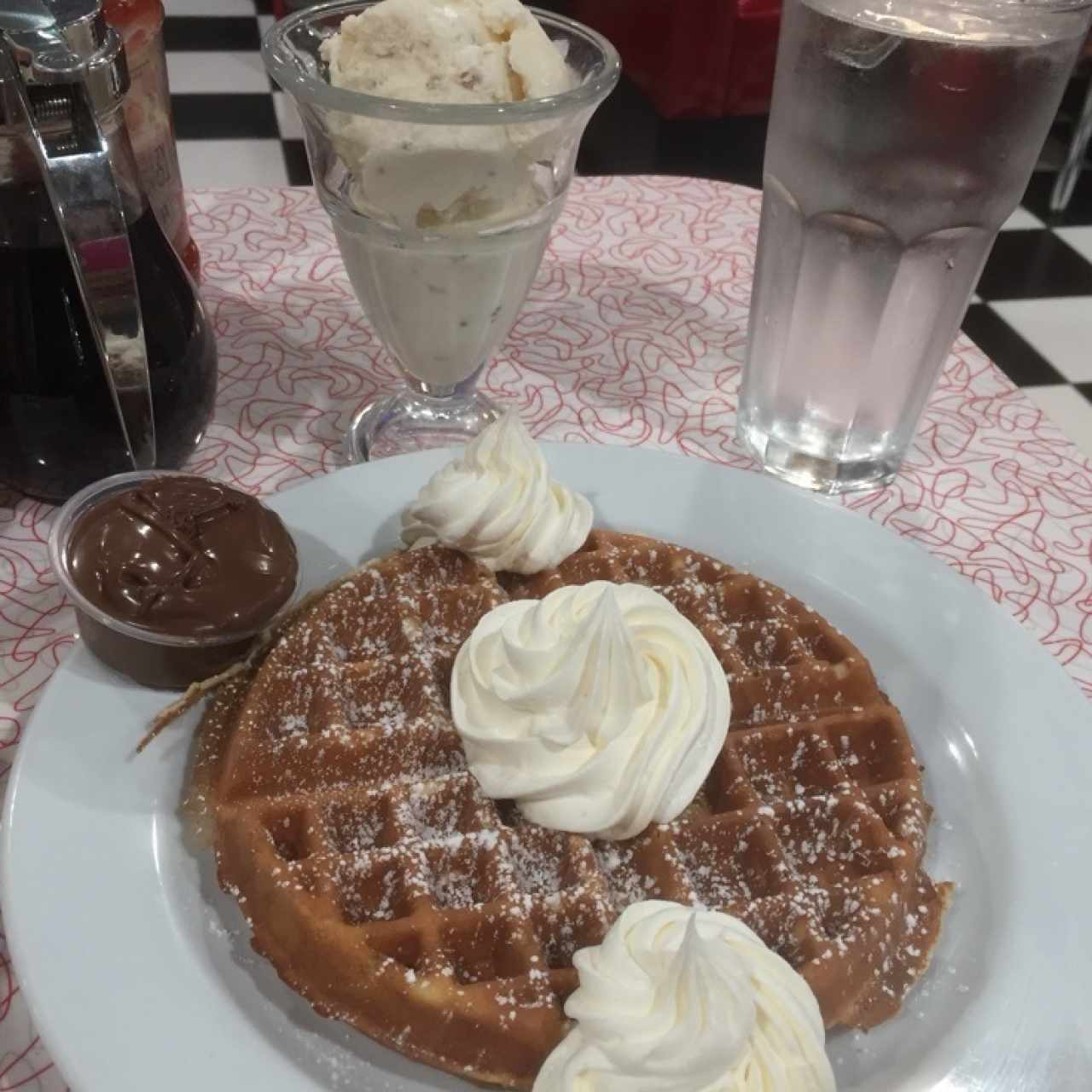 waffle de nutella 