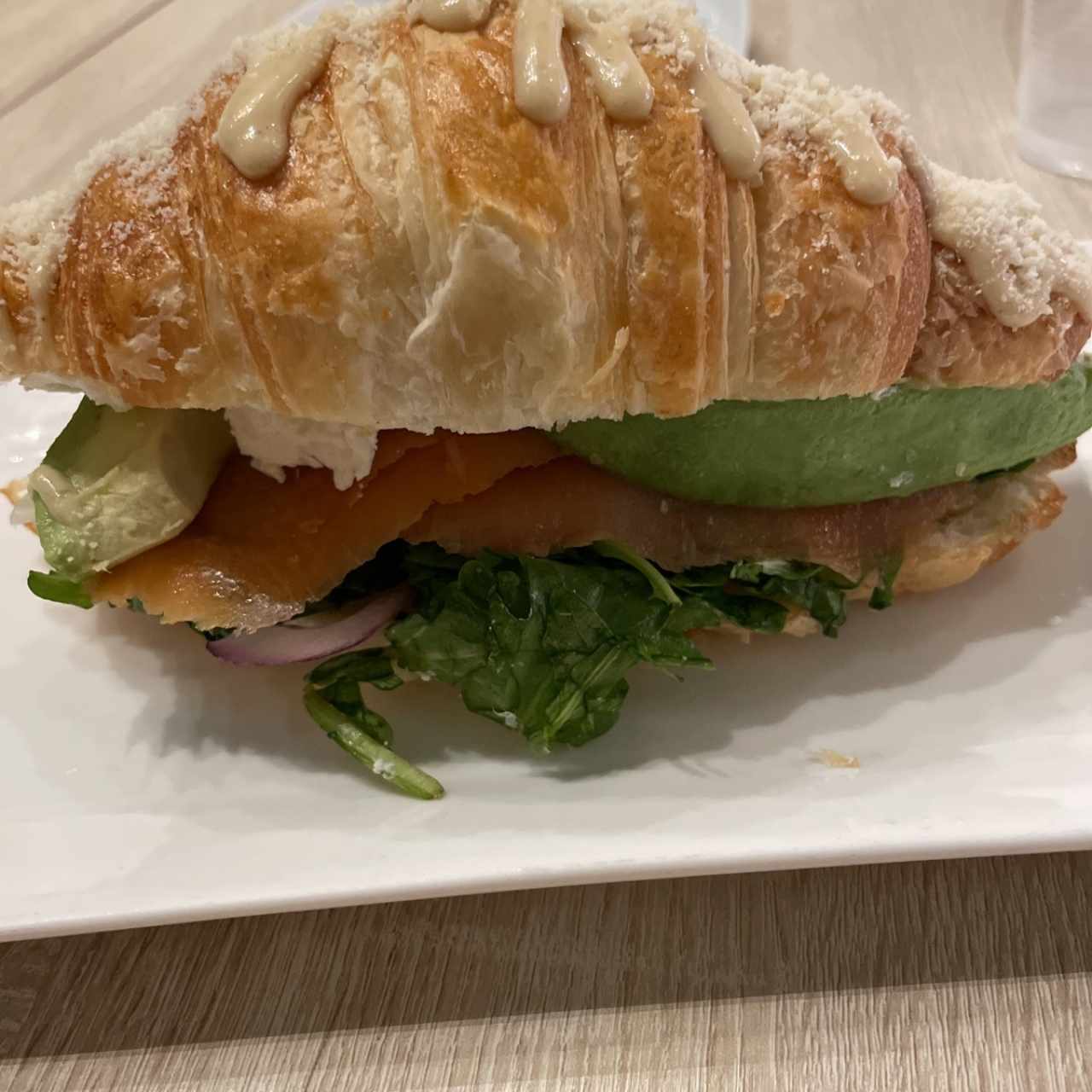 Croissant de salmon