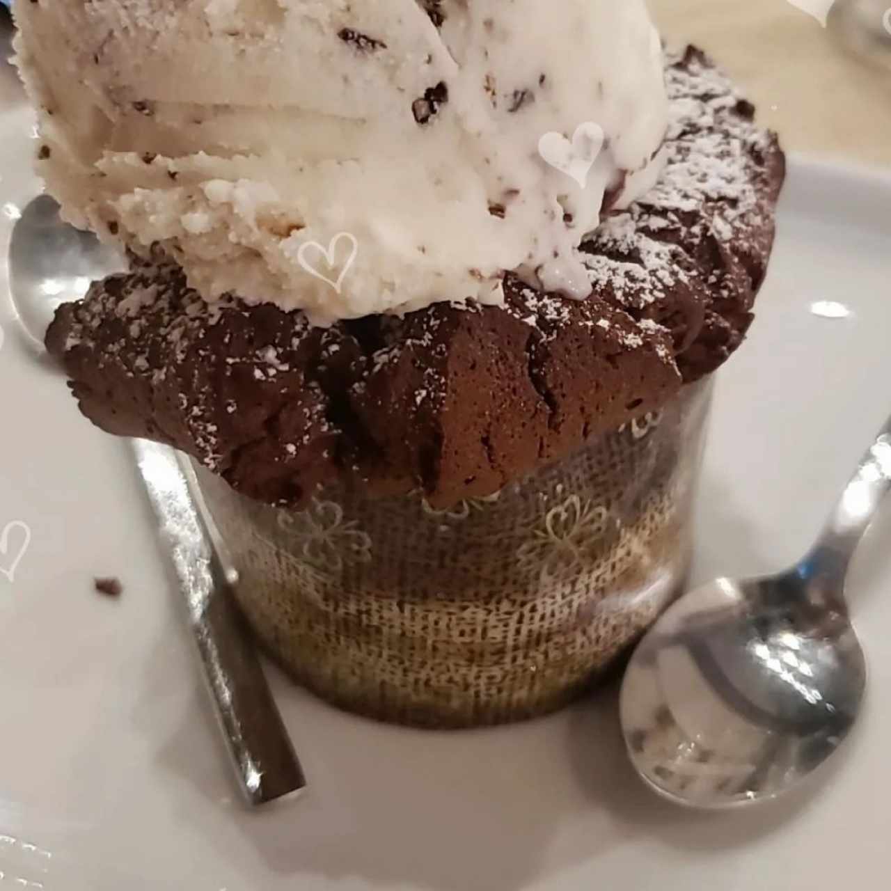 volcán de chocolate 