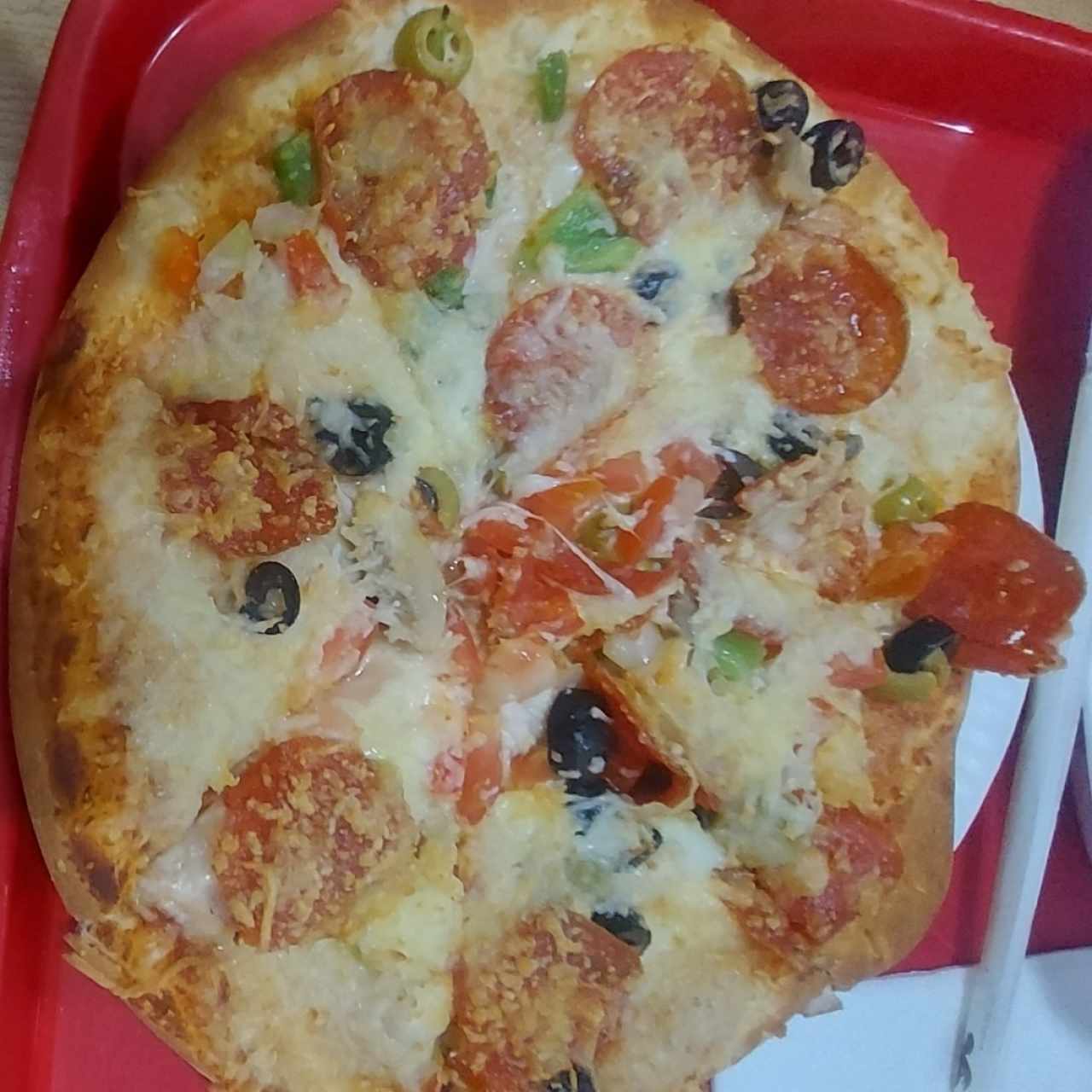 Pizza peperoni combinación 