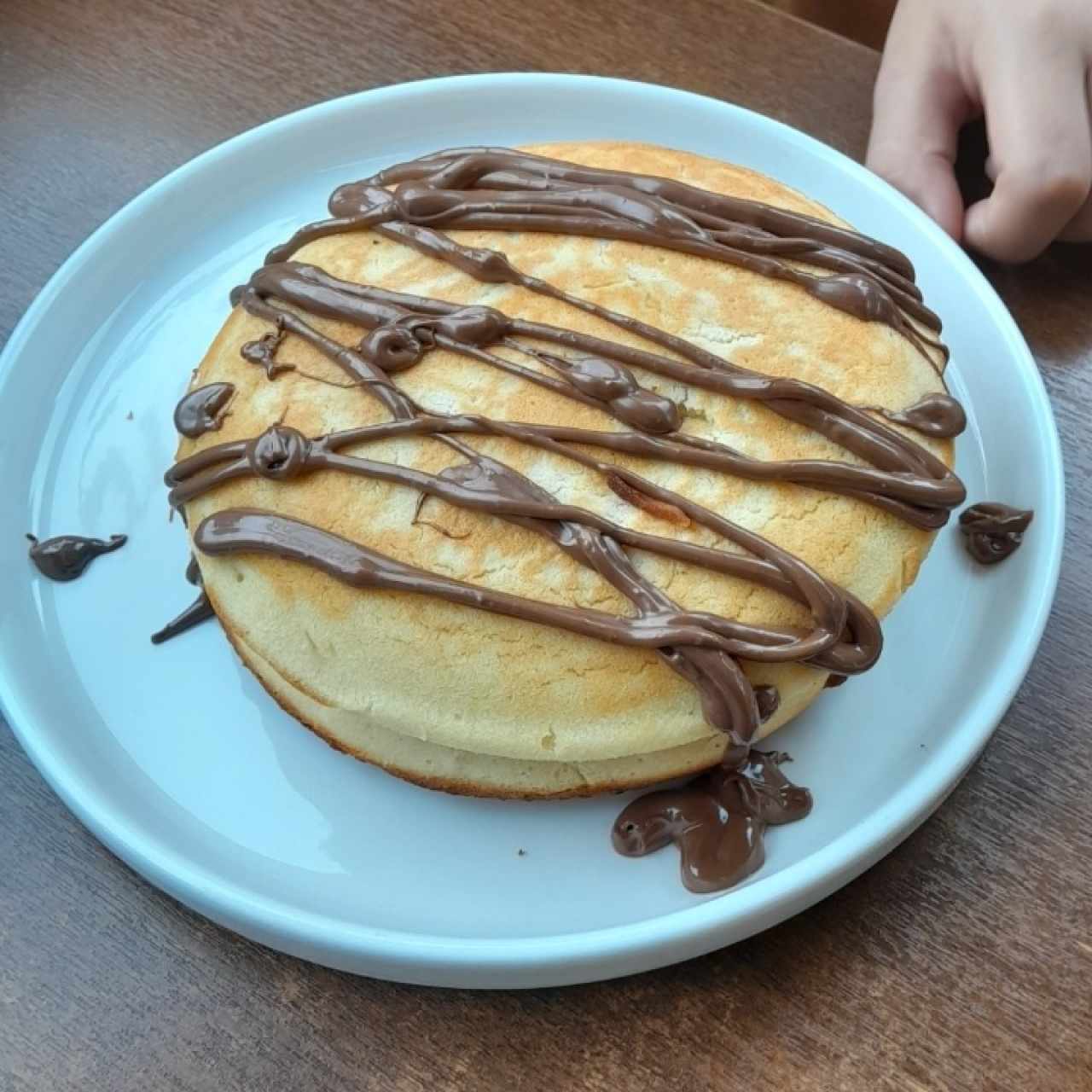 Mini pancakes de nutella