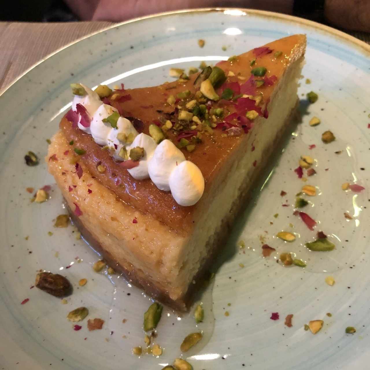 cheesecake árabe