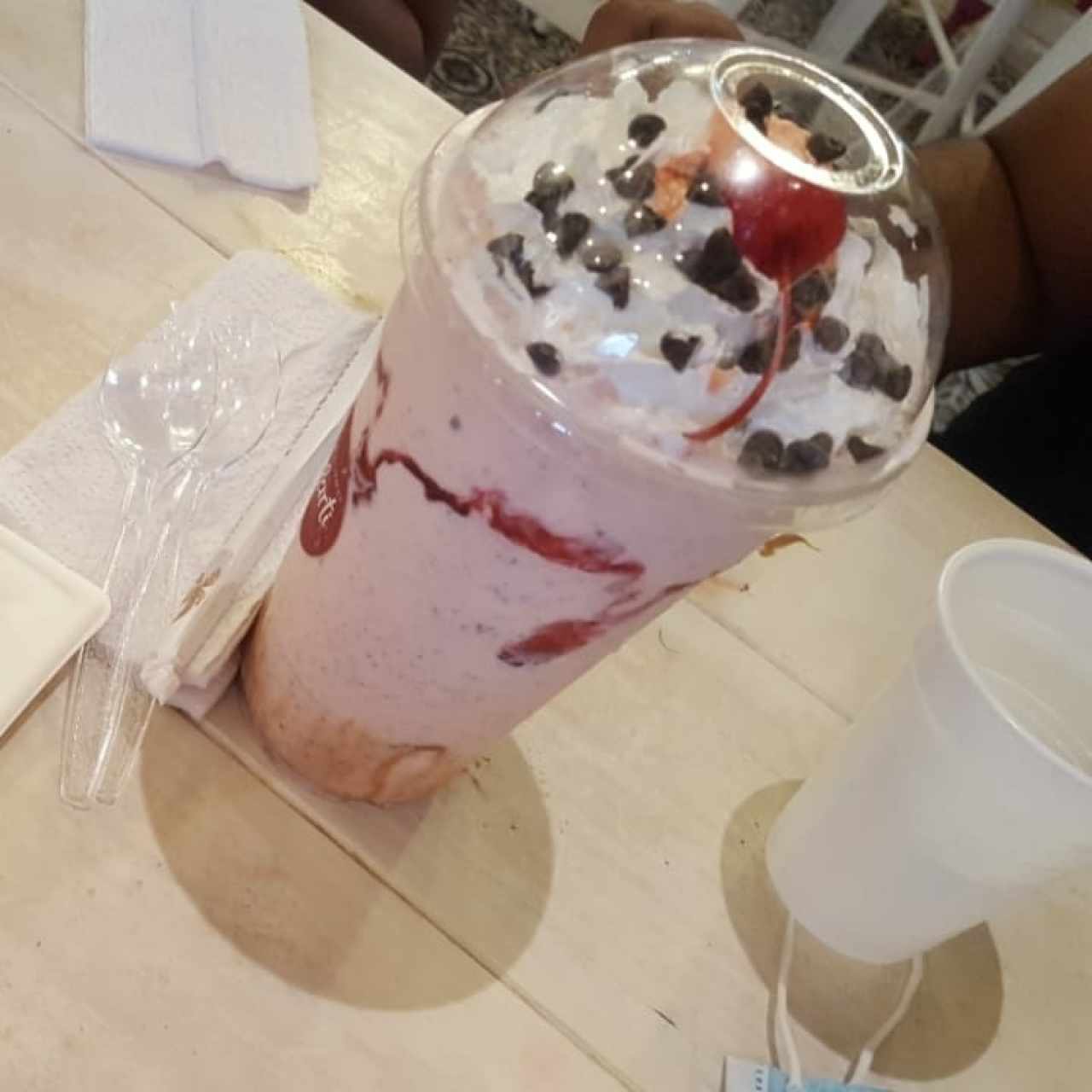 Milkshake de Cherry Crunch