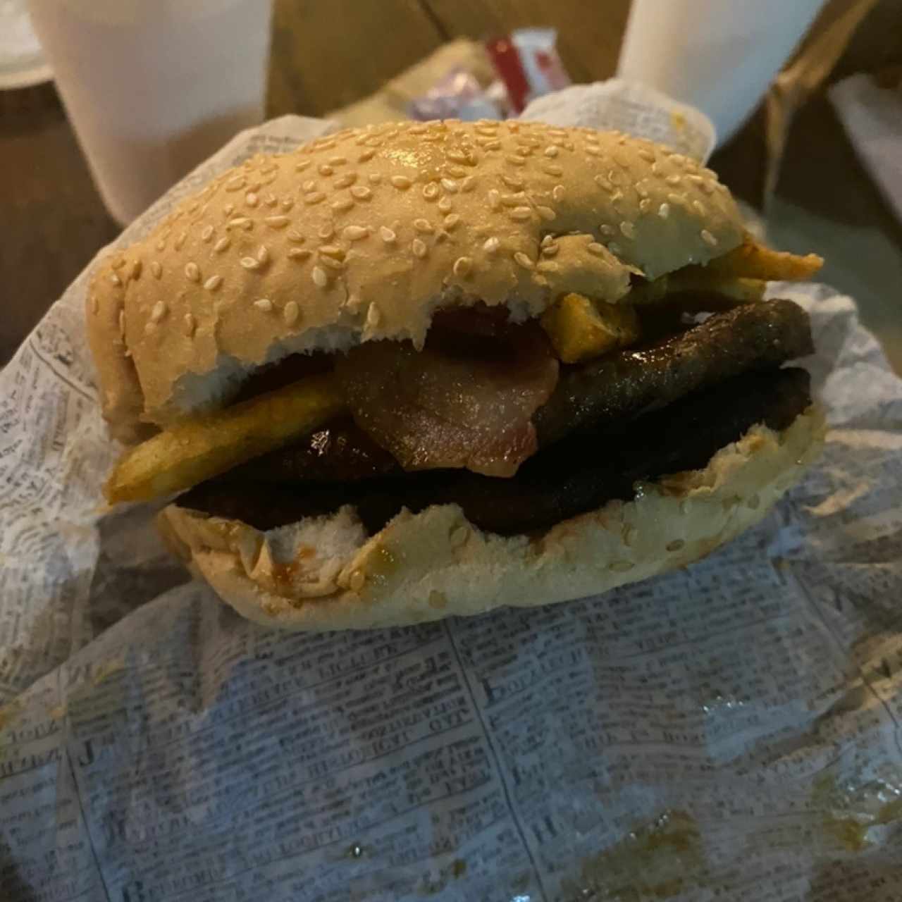 Hamburguesas especiales - Hamburguesa BBQ bacon