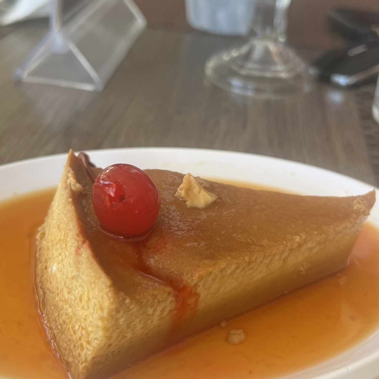 Flan de la casa