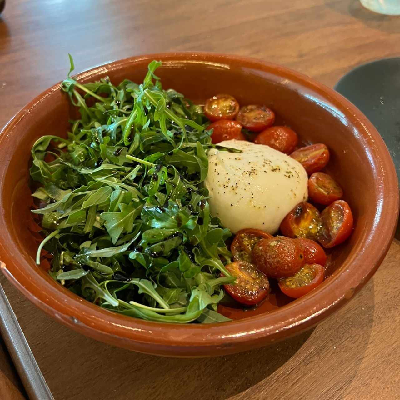 Burrata confitada