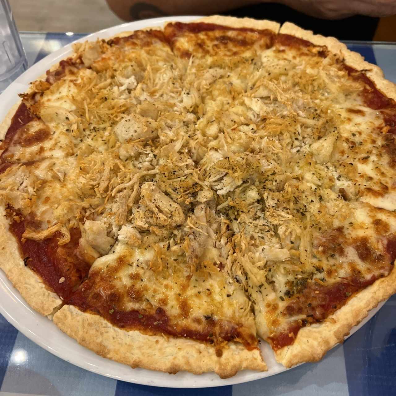 Pizza de pollo regular 
