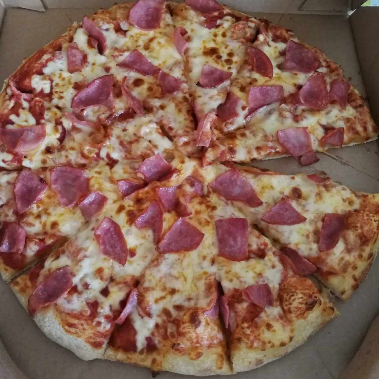 Pizza de jamón 