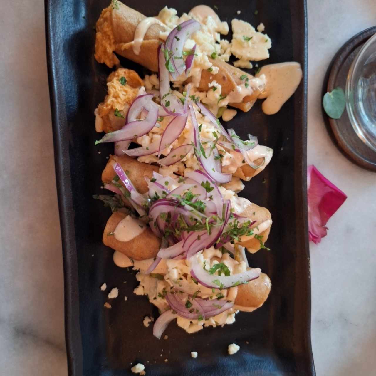 flautas de pollo