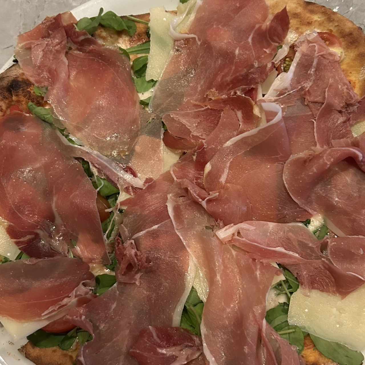 Focaccia Rucula e Prosciutto