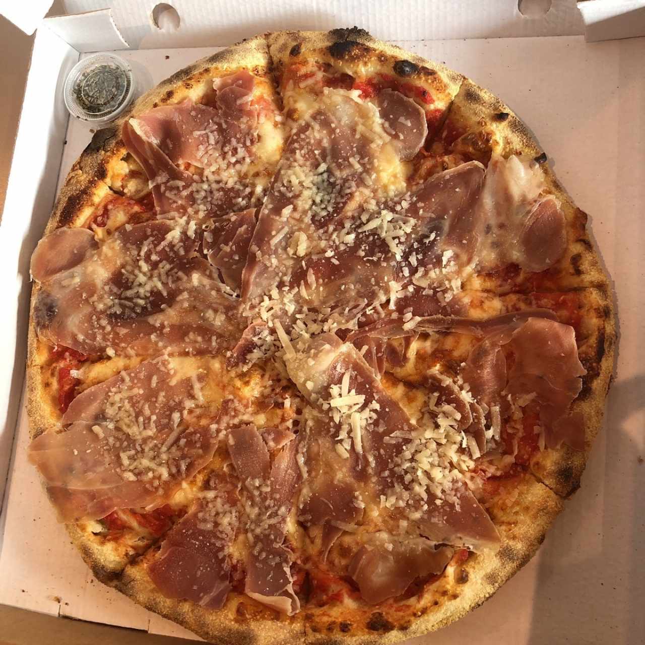 Pizzas Rojas - Jamón